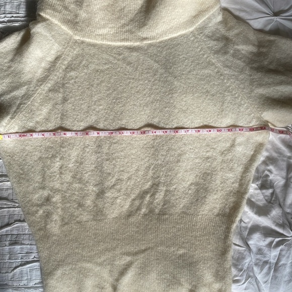 Acne Studios Daze Mohair Pearl White Wool Knit Sweater - Picture 10 of 12